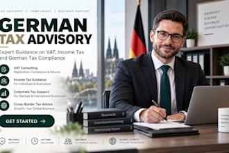 be your german tax advisor, steuerberater lawyer on tax, vat, income tax