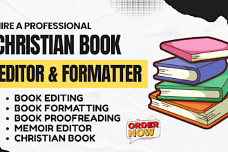 do book editing formatting christian book devotional profreading kdp book editor