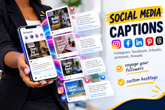 write engaging social media captions and instagram copy