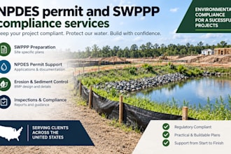 provide npdes permit and swppp compliance services