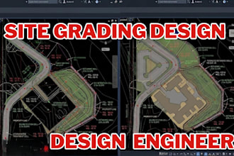 design grading plan, civil site plans erosion control permitting utility plan