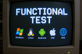 perform a functional test on your application
