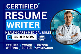 write a professional ats healthcare resume