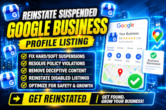 fix your google business profile verification, gmb reinstate gmb