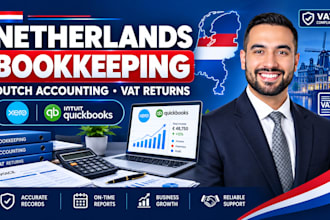 do netherlands bookkeeping, dutch accounting, vat returns, xero, and quickbooks