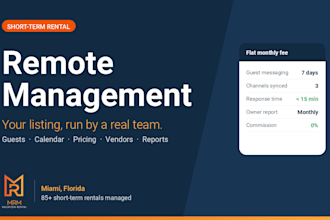 manage your airbnb remotely, guests, pricing, calendar and vendors