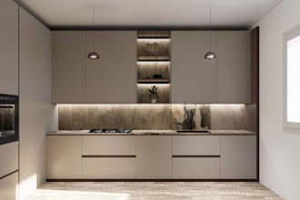 turn 2d floor plan into 3d realistic rendering