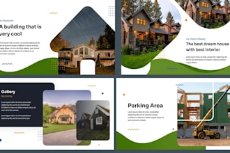 design real estate pitch deck, investment presentation and property proposal