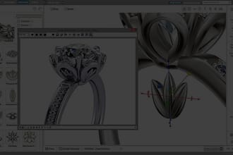 be your jewelry brand 3d cad designer, luxury watch design, necklace design