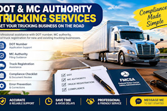 set up dot, mc, and truck registration