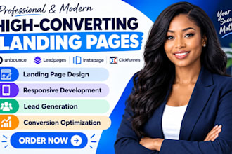 build unbounce leadpages instapage and clickfunnels landing pages