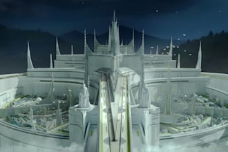 do concept art and environment design