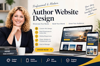 create author book website, ebook website, book author, author website using wix