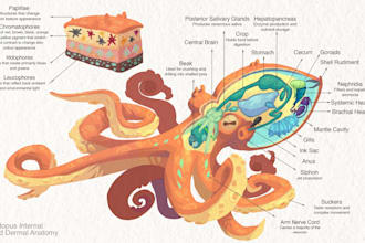 create educational illustrations, infographics and signage