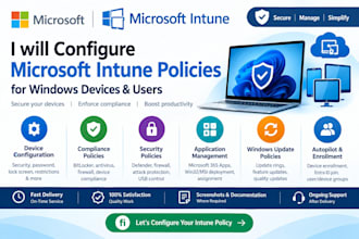 configure windows devices and users, intune, ca
