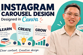 design engaging instagram carousel posts in canva