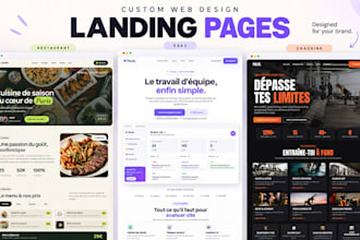 design and code a high converting landing page for gyms and coaches