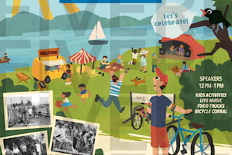 create hand drawn design for your product or event
