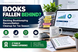 backlog bookkeeping and prepare your books for tax season