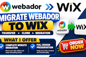 migrate webador to wix transfer clone webador website to wix migration