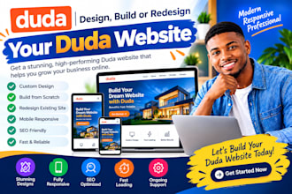 design, build or redesign your duda website