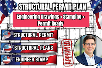 structural engineer permit drawing engineer stamp ohio ca, mi, tx, wa, mi