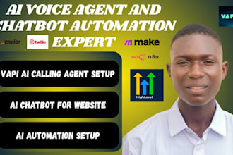 build gohighlevel ai chatbot for website vapi ai voice agent