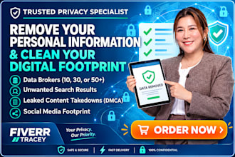 remove your personal information from data brokers, clean your digital footprint