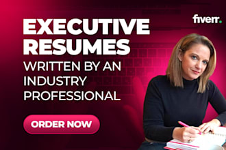 write an executive resume and cover letter