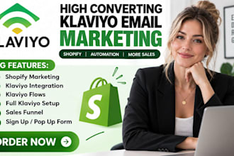 setup klaviyo ecommerce flows, email campaign , klaviyo flows klaviyo automation