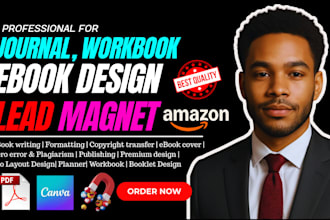 do canva lead magnet design, canva workbook design, freebie, book layout design