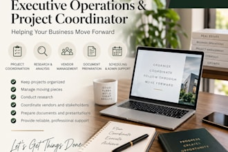 be your professional executive and operations virtual assistant