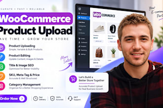 upload products or add products to shopify wordpress wix woocommerce store