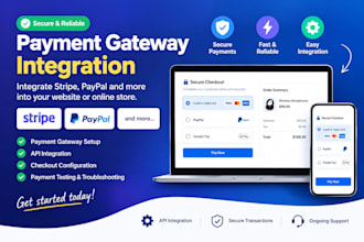 integrate stripe paypal payment gateway into your website