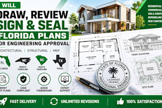 review florida plans for engineering approval and seal