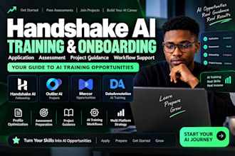 do handshake ai training outlier mercor dataannotation onboarding assessment