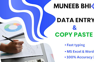do fast typing work, copy paste and data entry