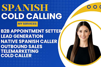 spanish b2b cold calling telemercadeo lead generation appointment setting
