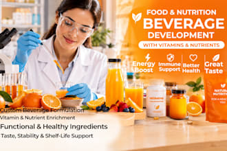 be your food, nutrition and beverage formulation expert