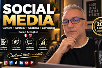 be your professional italian copywriter and content writer
