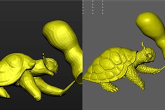 clean, edit or remodel 3d ai model