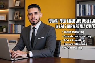 format your thesis and dissertation in apa 7 harvard mla citations