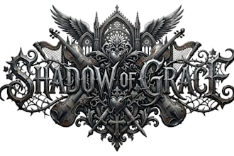 design gothic metal, symphonic metal, dark metal logo