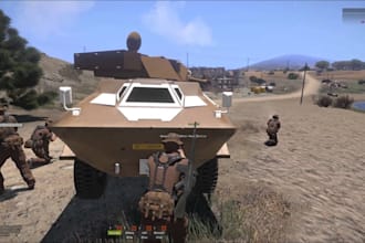 create custom vehicles and military props for arma reforger