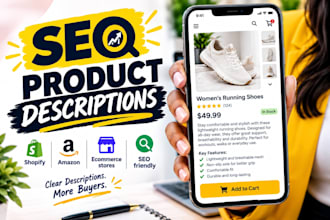 write SEO product descriptions for your online store