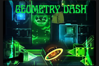 create and decorate your geometry dash level with custom gameplay