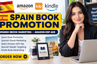 do spain book promotion and spanish ebook marketing using spain amazon kdp ads