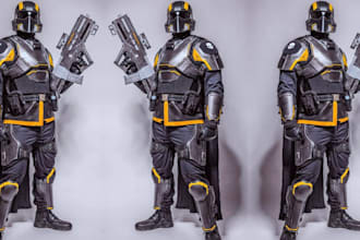do wearable cosplay creation futuristic cosplay armor sci fi 3d printed prop con