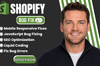 fix shopify bugs theme errors liquid code and store functions issue fast
