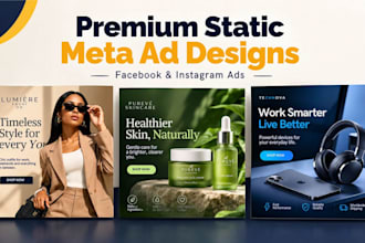 design static ads premium static ads banner, creative static meta ads